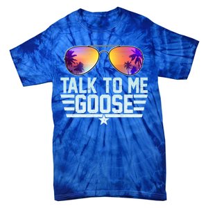 Cool Retro Talk To Me Goose Tie-Dye T-Shirt