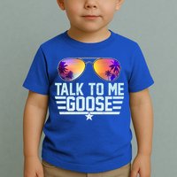 Cool Retro Talk To Me Goose Toddler T-Shirt