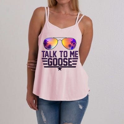 Cool Retro Talk To Me Goose Women's Strappy Tank