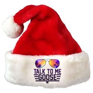 Cool Retro Talk To Me Goose Premium Christmas Santa Hat