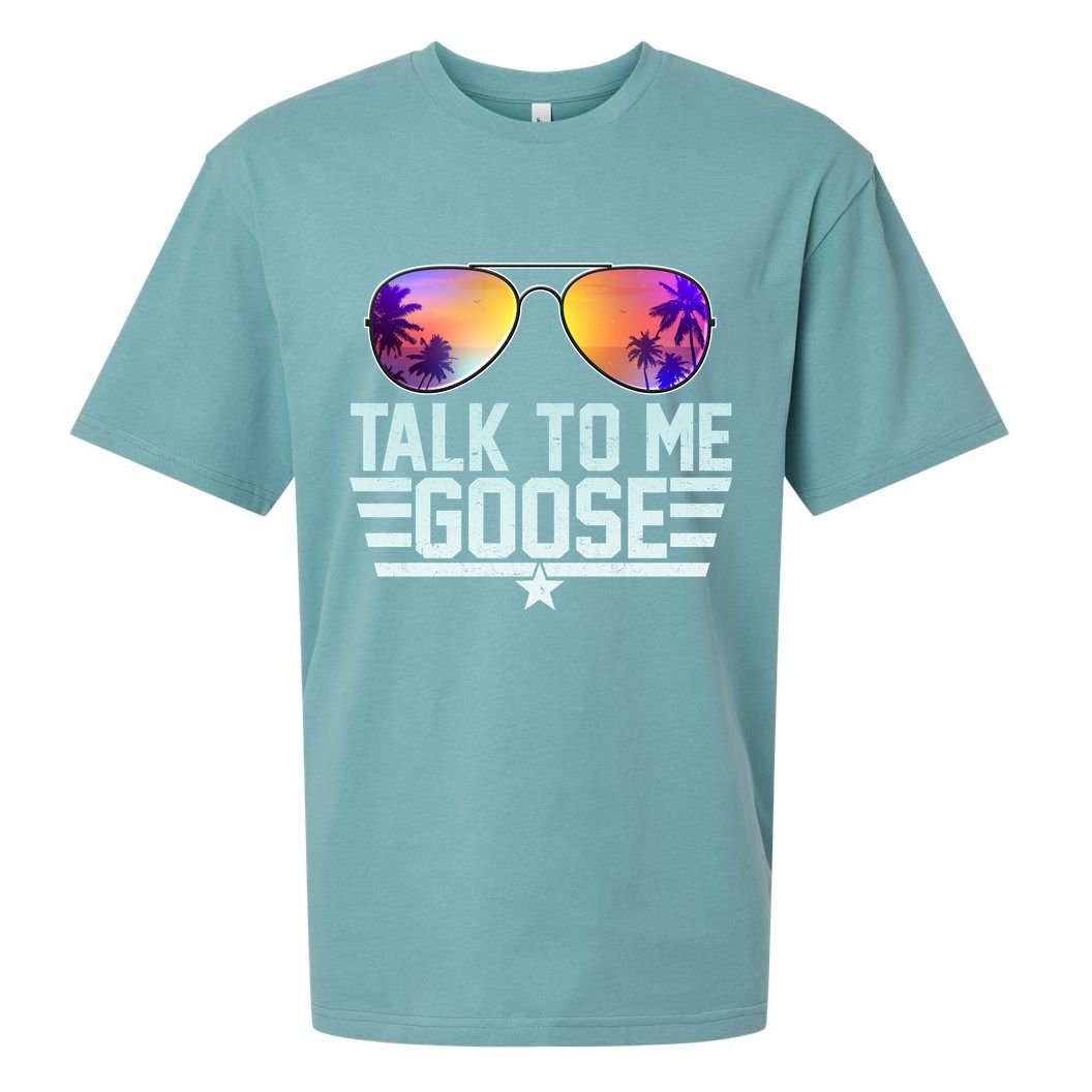 Cool Retro Talk To Me Goose Sueded Cloud Jersey T-Shirt