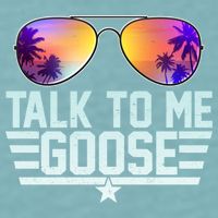 Cool Retro Talk To Me Goose Sueded Cloud Jersey T-Shirt