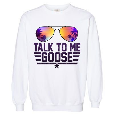 Cool Retro Talk To Me Goose Garment-Dyed Sweatshirt