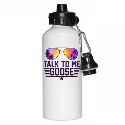 Cool Retro Talk To Me Goose Aluminum Water Bottle