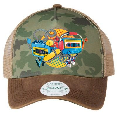 Cool Retro Tapes Legacy Tie Dye Trucker Hat