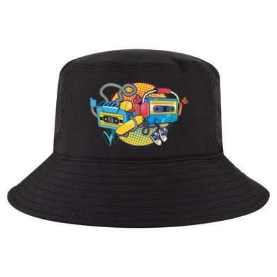 Cool Retro Tapes Cool Comfort Performance Bucket Hat