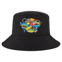 Cool Retro Tapes Cool Comfort Performance Bucket Hat