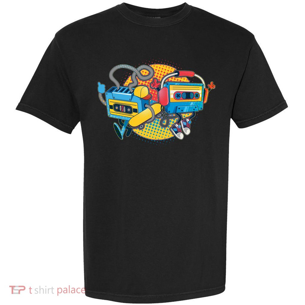 Cool Retro Tapes Garment-Dyed Heavyweight T-Shirt