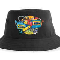 Cool Retro Tapes Sustainable Bucket Hat