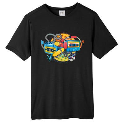 Cool Retro Tapes Tall Fusion ChromaSoft Performance T-Shirt