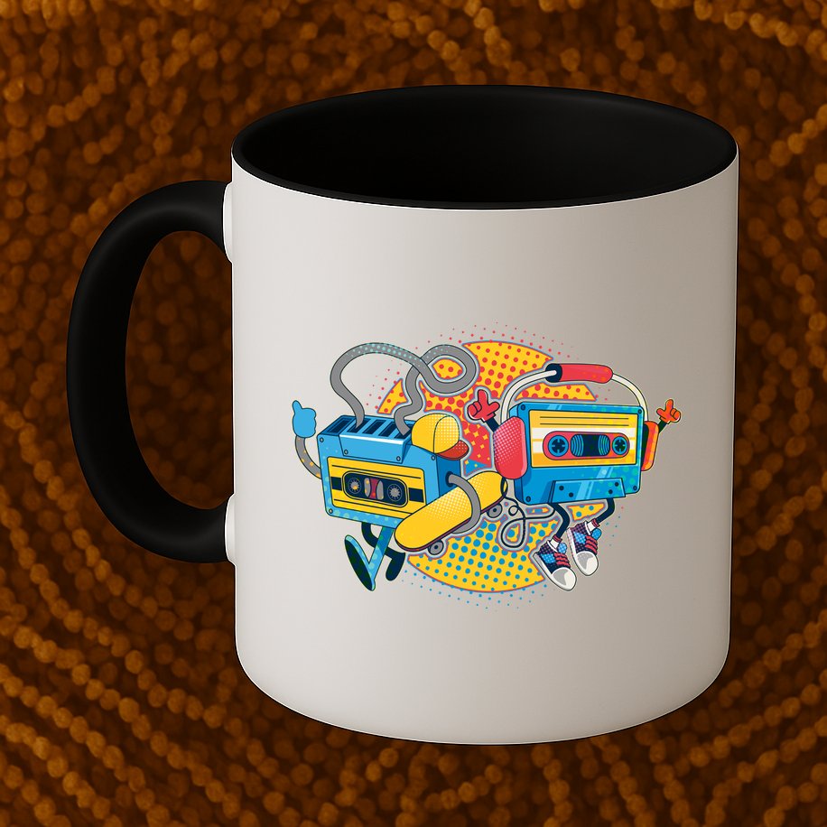 Cool Retro Tapes Mug