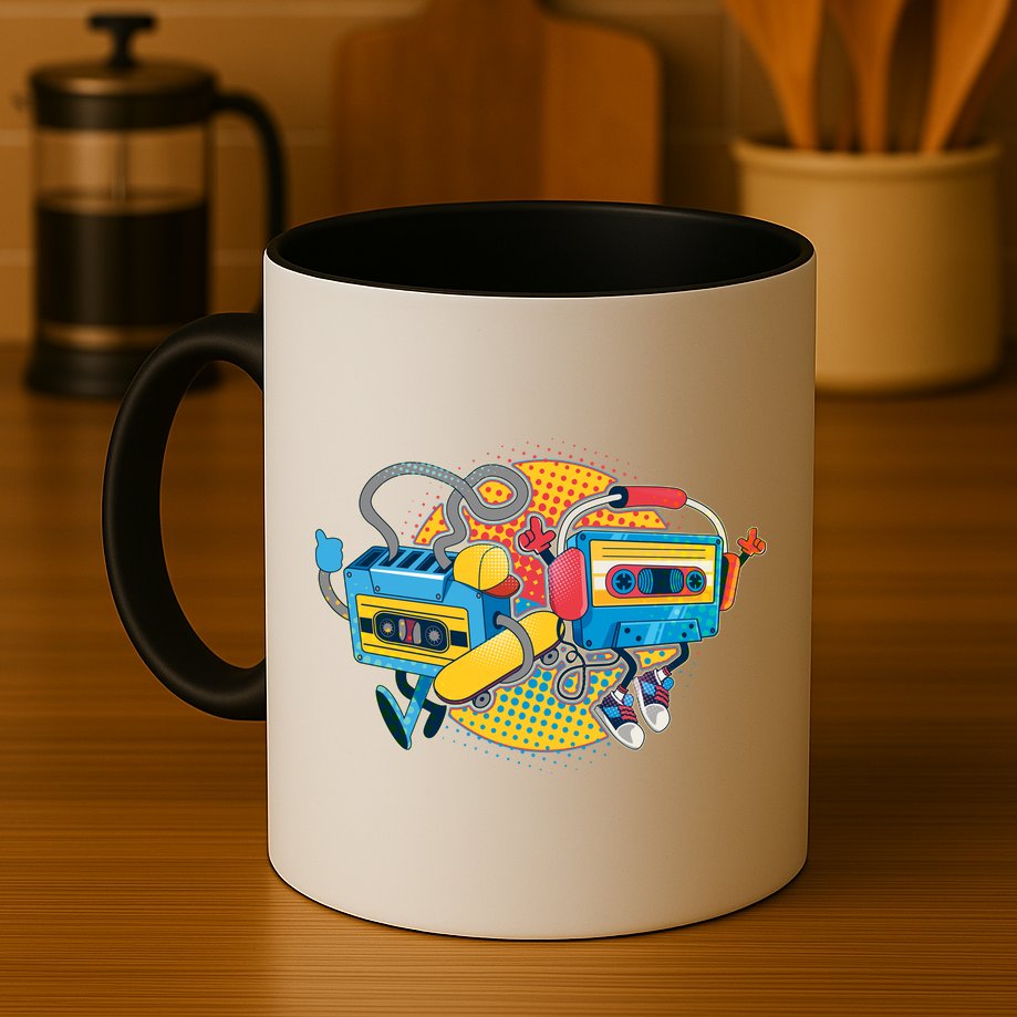 Cool Retro Tapes Mug