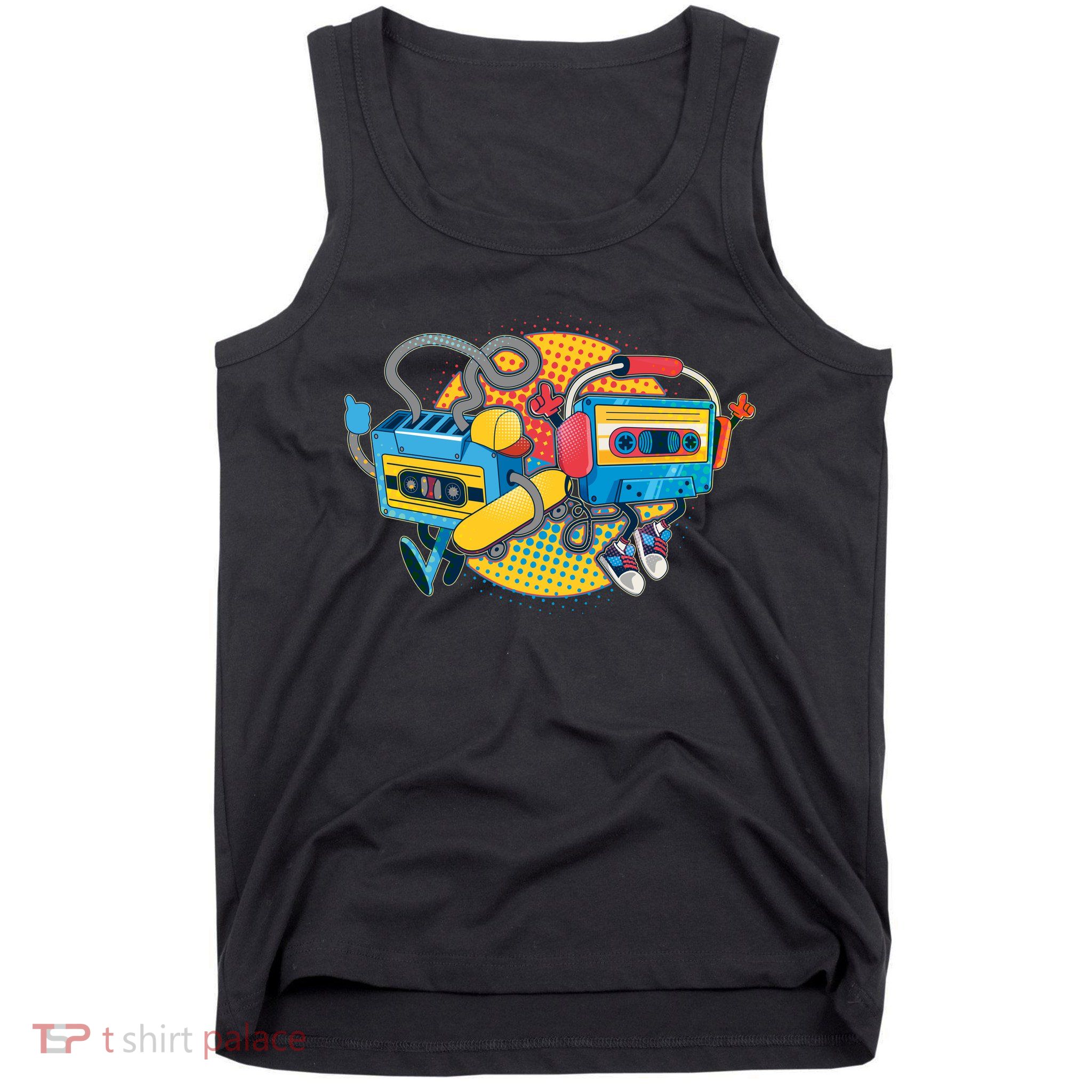 Cool Retro Tapes Tank Top