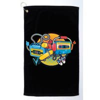 Cool Retro Tapes Golf Towel