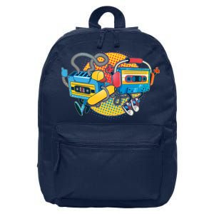 Cool Retro Tapes 16 in Basic Backpack