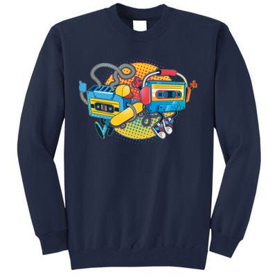 Cool Retro Tapes Tall Sweatshirt