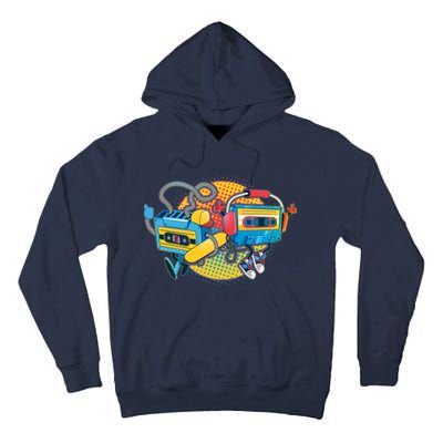 Cool Retro Tapes Tall Hoodie