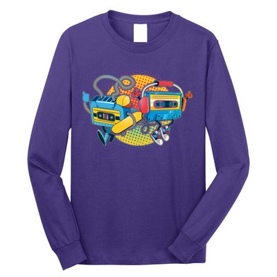 Cool Retro Tapes Long Sleeve Shirt