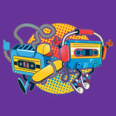 Cool Retro Tapes T-Shirt