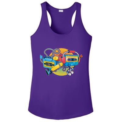 Cool Retro Tapes Ladies PosiCharge Competitor Racerback Tank