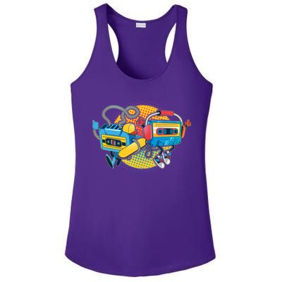 Cool Retro Tapes Ladies PosiCharge Competitor Racerback Tank