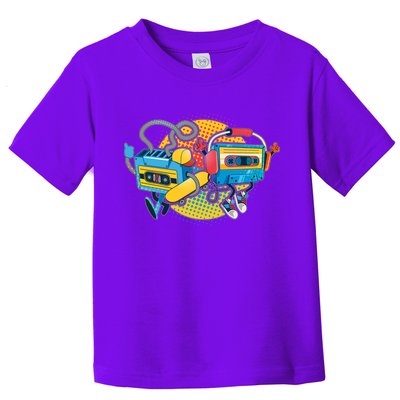 Cool Retro Tapes Toddler T-Shirt
