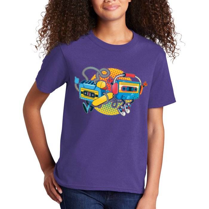 Cool Retro Tapes Kids T-Shirt