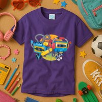 Cool Retro Tapes Kids T-Shirt