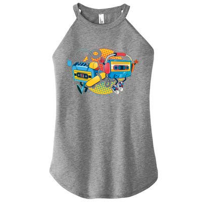 Cool Retro Tapes Women’s Perfect Tri Rocker Tank