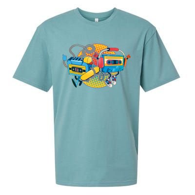 Cool Retro Tapes Sueded Cloud Jersey T-Shirt