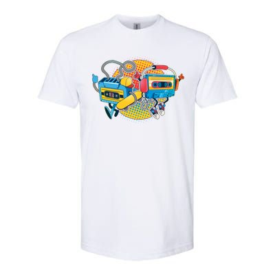 Cool Retro Tapes Softstyle® CVC T-Shirt