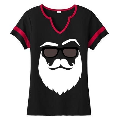 Cool Santa Clause Ladies Halftime Notch Neck Tee