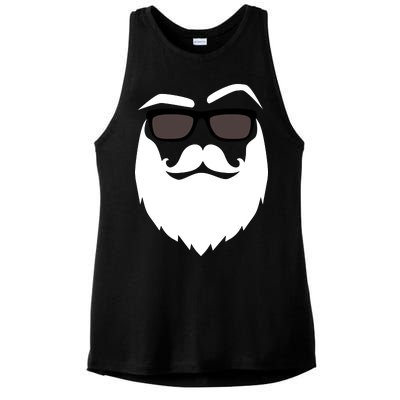 Cool Santa Clause Ladies PosiCharge Tri-Blend Wicking Tank