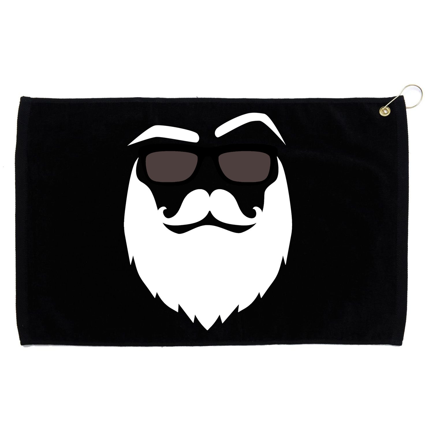 Cool Santa Clause Grommeted Golf Towel
