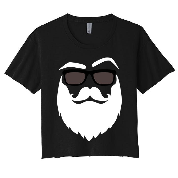 Cool Santa Clause Women's Crop Top Tee