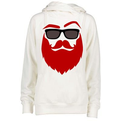 Cool Santa Clause Womens Funnel Neck Pullover Hood