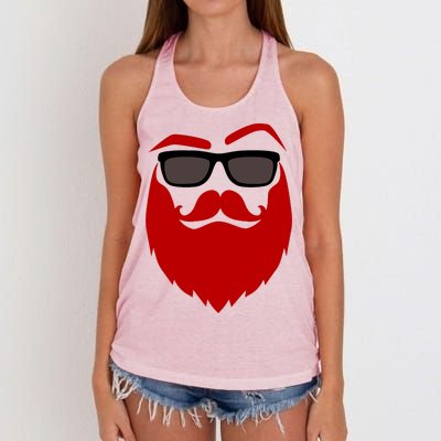 Cool Santa Clause Women's Knotted Racerback Tank