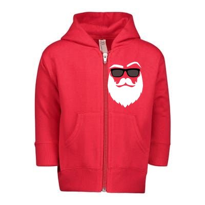 Cool Santa Clause Toddler Zip Fleece Hoodie