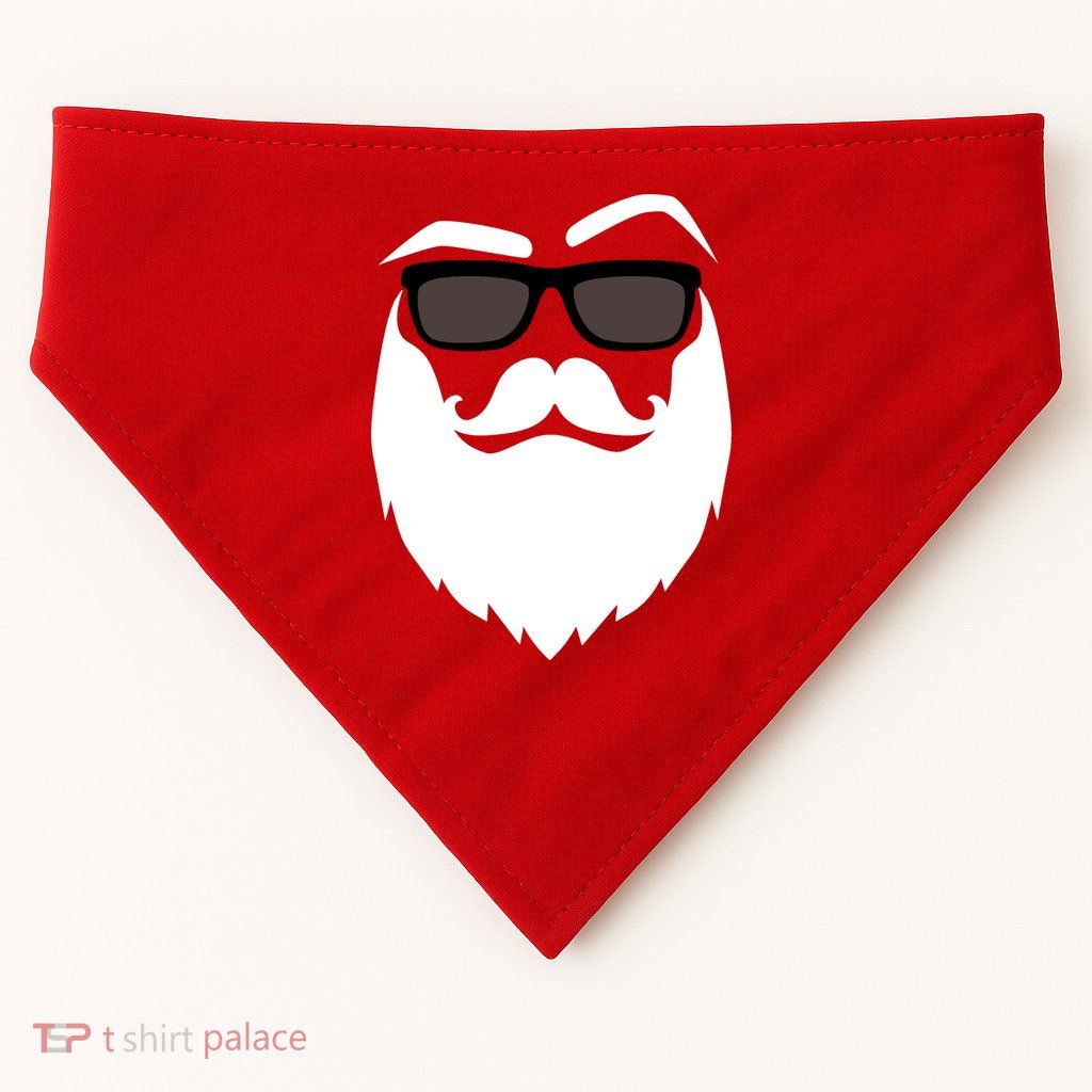 Cool Santa Clause USA-Made Doggie Bandana
