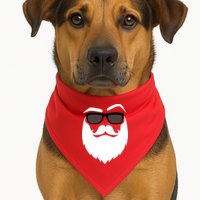 Cool Santa Clause USA-Made Doggie Bandana
