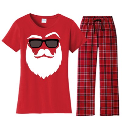 Cool Santa Clause Women's Flannel Pajama Set