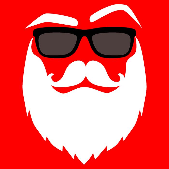 Cool Santa Clause Golf Towel
