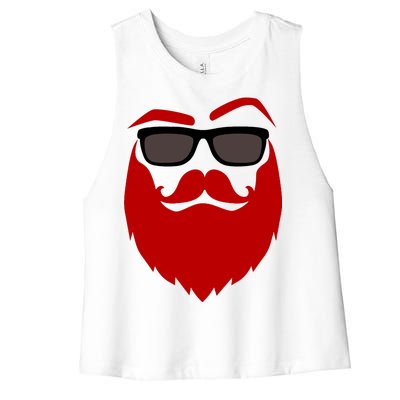 Cool Santa Clause Women's Racerback Cropped Tank