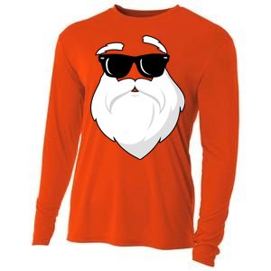 Cool Santa Face Cooling Performance Long Sleeve Crew