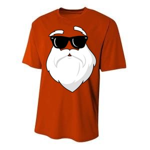 Cool Santa Face Performance Sprint T-Shirt