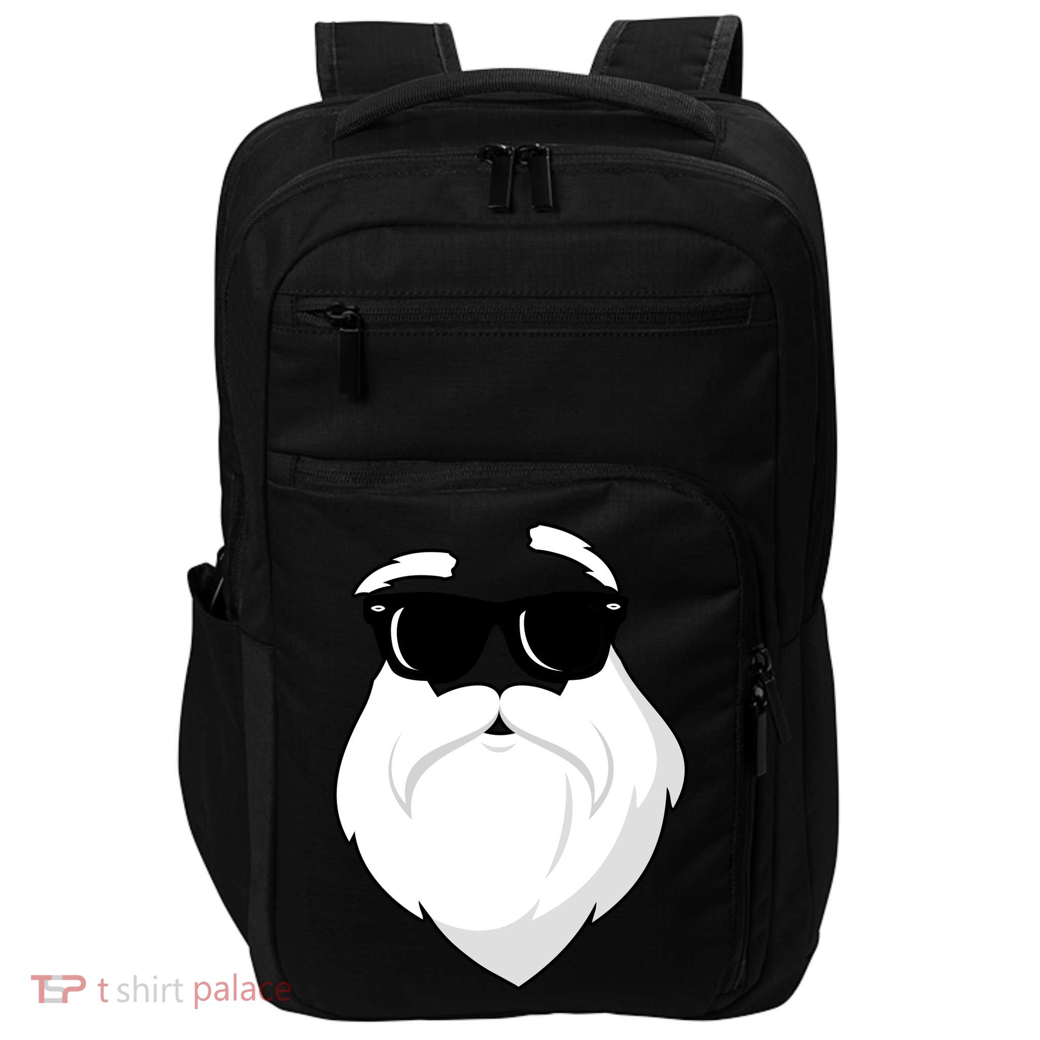 Cool Santa Face Impact Tech Backpack