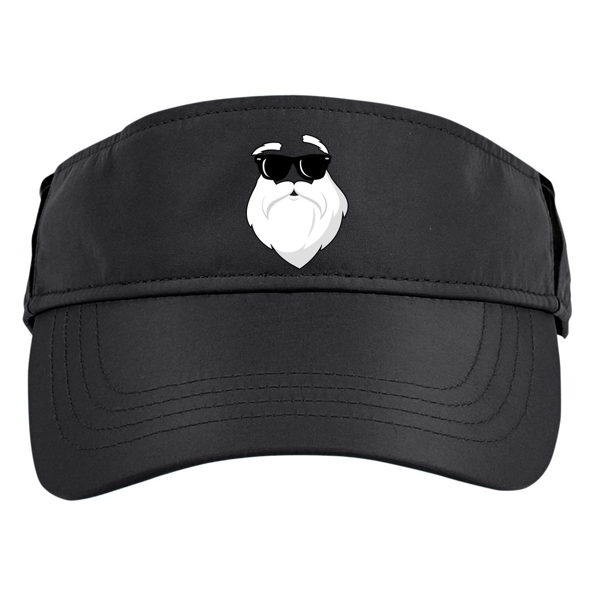 Cool Santa Face Adult Drive Performance Visor