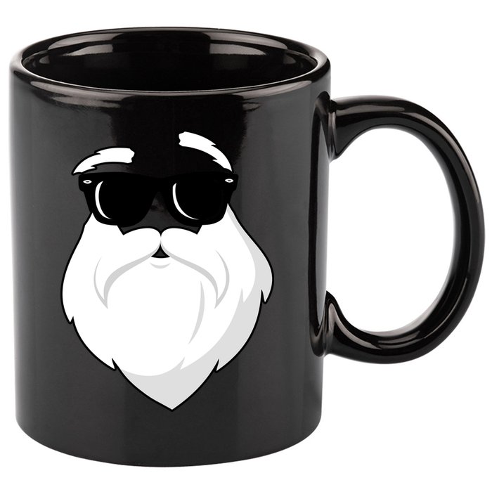 Cool Santa Face 11oz C Handle Ceramic Mug