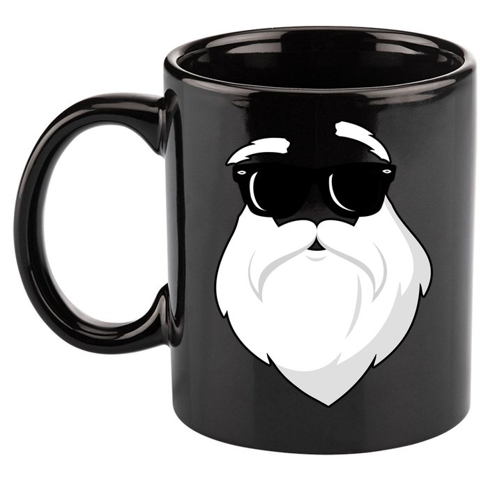 Cool Santa Face 11oz C Handle Ceramic Mug