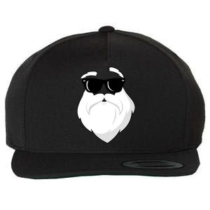 Cool Santa Face Wool Snapback Cap